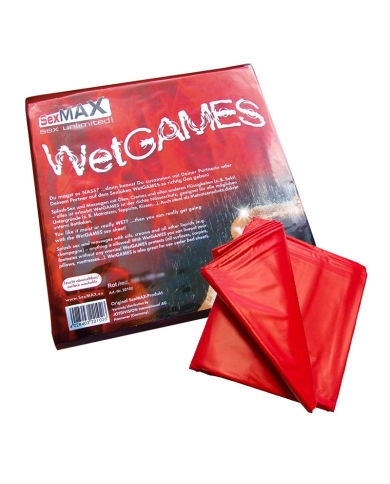 PVC waterproof Bedsheets (180 x 220cm) red - Joydivision PVC waterproof Bedsheets (180 x 220cm) red - Joydivision