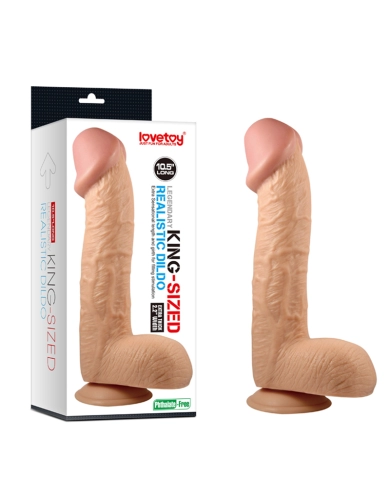 Gros Gode ventouse réaliste 26.5cm - King-Sized 10.5" Gros Gode ventouse réaliste 26.5cm - King-Sized 10.5"