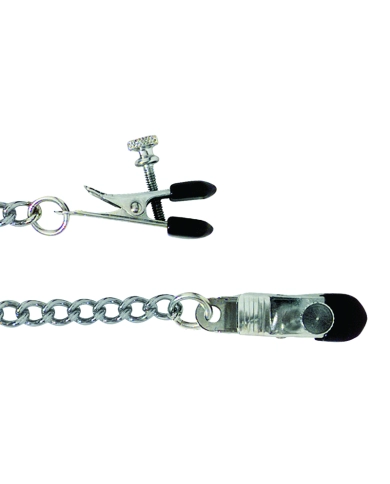 Pinze per capezzoli larghe con catenella – Spartacus Broad Tip Pinze per capezzoli larghe con catenella – Spartacus Broad Tip