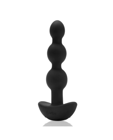 Vibrating Beads with remote control - B-Vibe triplet Black