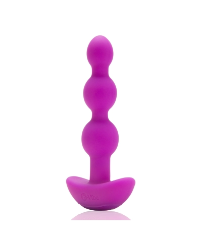 Vibrating Beads with remote control - B-Vibe triplet Fuchsia