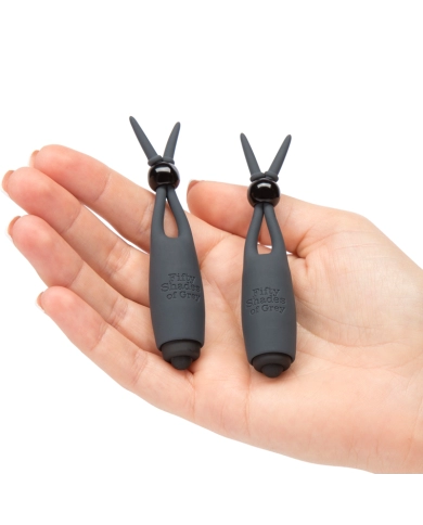 Wireless Vibrating Nipple Clamps - Fifty Shades of Grey Wireless Vibrating Nipple Clamps - Fifty Shades of Grey