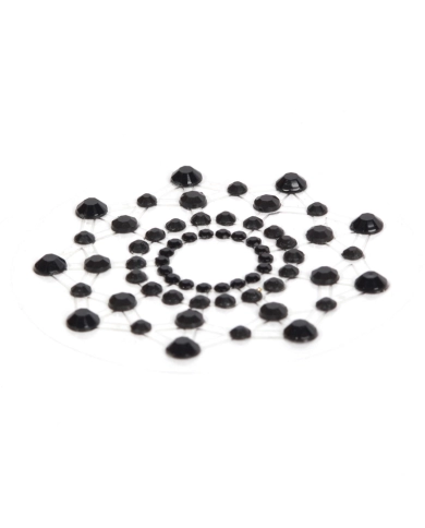 Bijoux de seins Mimi Noirs - Cache-tétons adhésifs Bijoux de seins Mimi Noirs - Cache-tétons adhésifs