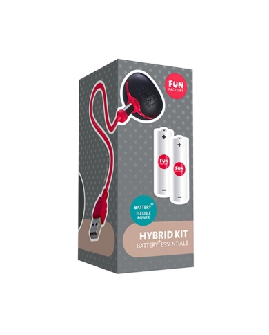 Fun Factory Hybrid Kit USB Charger (Rechargeable Batteries Included)