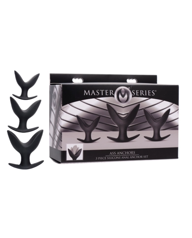 Silicon Butt Plug (3 pcs) Ass Anchors - Master Series Silicon Butt Plug (3 pcs) Ass Anchors - Master Series