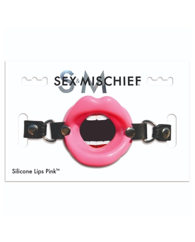 Ball Gag avec lèvres en silicone - S&M Ball Gag avec lèvres en silicone - S&M