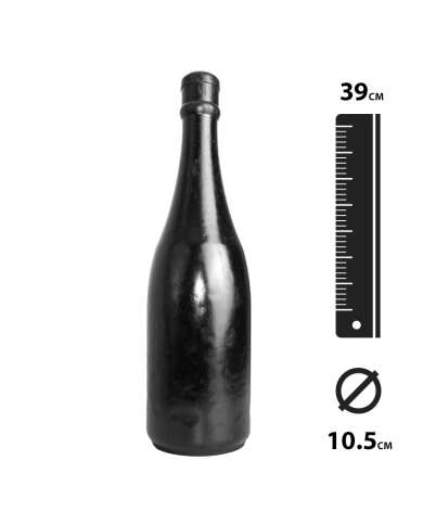 Giant bottle Dildo Anal Fist - All Black