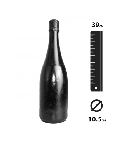 Flasche Riesendildo Anal Fist - All Black