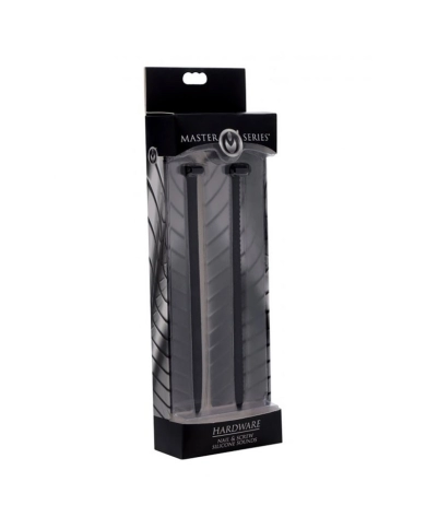 Nail & Screw Silicone Urethral Sounds - Master Series