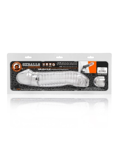 Oxballs Muscle Cocksheath  - clear Oxballs Muscle Cocksheath  - clear