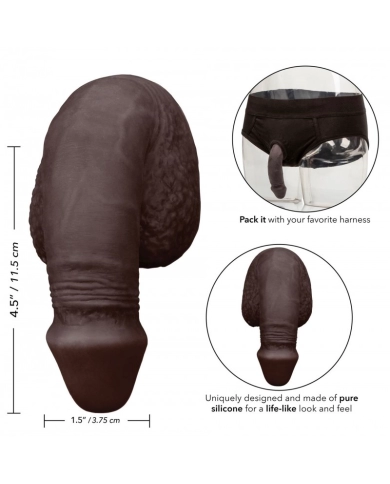 Packing 5" – prothèse pénienne en silicone (noir) Packing 5" – prothèse pénienne en silicone (noir)