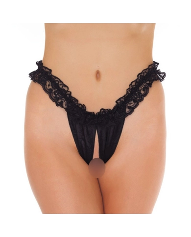 Open sexy panties (black) - Rimba Open sexy panties (black) - Rimba