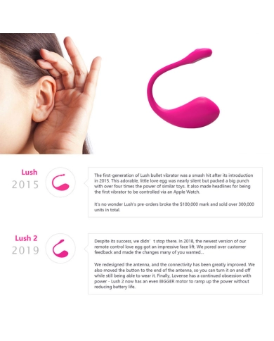 Lush Bullet Vibrator Uovo vibrante - Lovense Lush Bullet Vibrator Uovo vibrante - Lovense