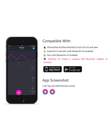 Lush Bullet Vibrator Uovo vibrante - Lovense Lush Bullet Vibrator Uovo vibrante - Lovense