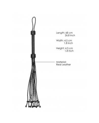 BDSM geflochtenes Leder Martinet BDSM geflochtenes Leder Martinet