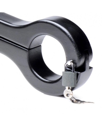 Penis-Hoden-Pranger aus Holz - Scrotum Pillory Penis-Hoden-Pranger aus Holz - Scrotum Pillory