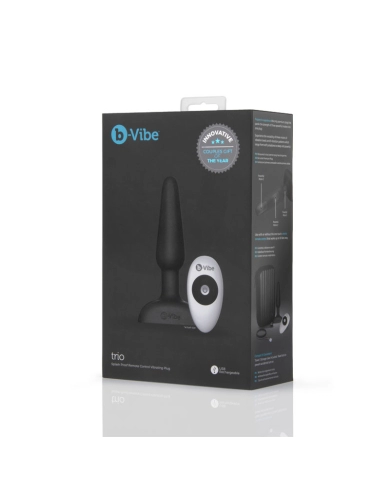 Rotierender und vibrierender Anal Plug mit Fernbedienung - B-Vibe Trio Rotierender und vibrierender Anal Plug mit Fernbedienung - B-Vibe Trio