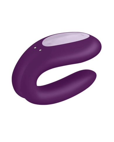 Vibromasseur pour couple Double Joy (violet) – Satisfyer