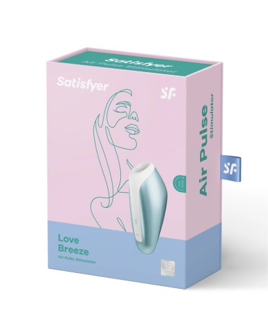Mini vibro clitoridien Love Breeze Ice Blue - Satisfyer Mini vibro clitoridien Love Breeze Ice Blue - Satisfyer