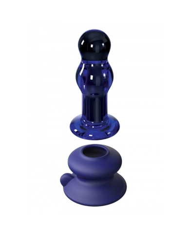 Vibrierender Analplug aus Glas - Icicles No 83