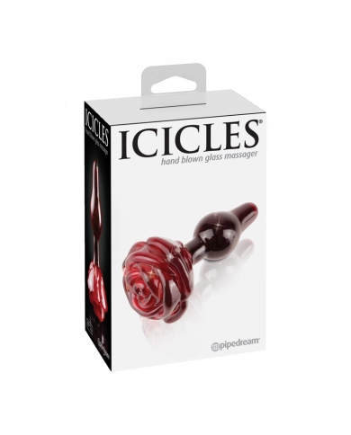Anal glass plug - Icicles No 76