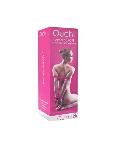 Japanese Silk Rope 10m Pink - Ouch Japanese Silk Rope 10m Pink - Ouch