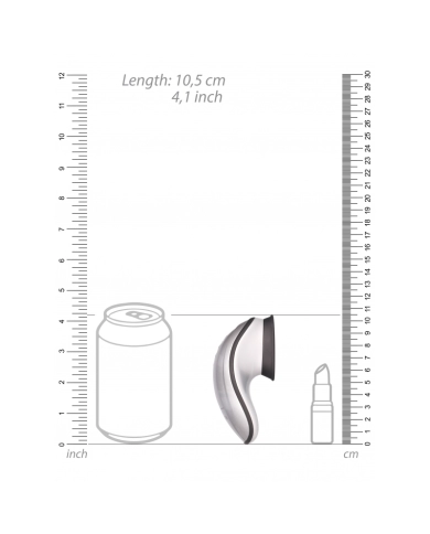 Clitoral Stimulator - Suction & Vibration Toy (silver)