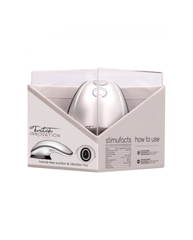 Clitoral Stimulator - Suction & Vibration Toy (silver)