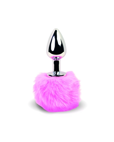 Mini Plug anal Bunny Tail (rose) - Feelztoys