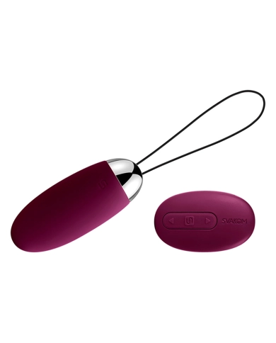 Vibrating Egg with remote control - Svakom Elva (Purple)