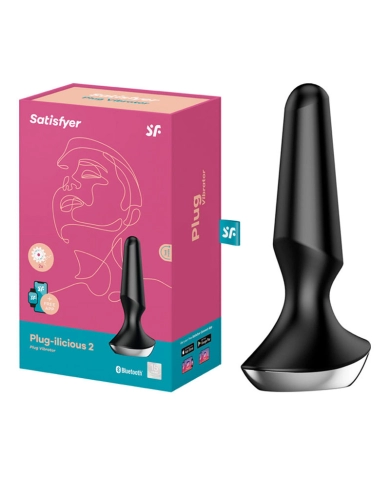 Vibrating Butt Plug (Bluetooth) - Satisfyer Plug-Ilicious 2