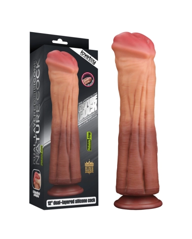 Double density  Horse penis  (30cm) - LoveToy Nature Cock