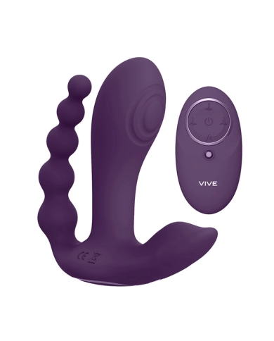 Vibromasseur Triple Pleasure - Vive Kata (point G, clitoris et anus)