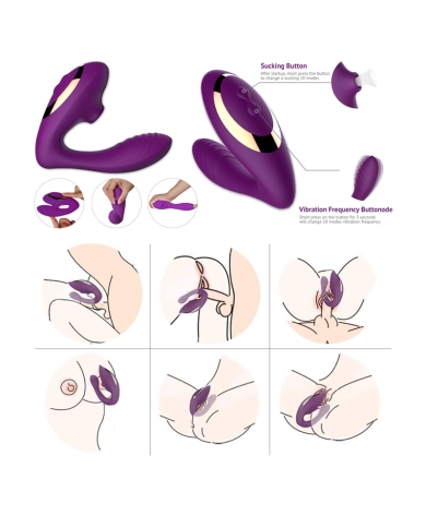 Double Pleasure Vibrator - Tracy's Dog Dual (G-Punkt, Klitoris)