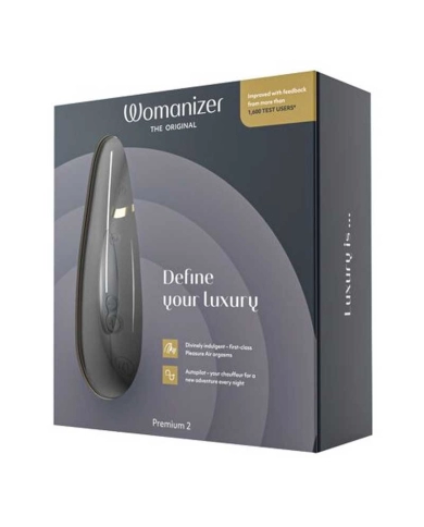 Womanizer Premium 2 (Schwarz) - Klitoris & G Pink Stimulator