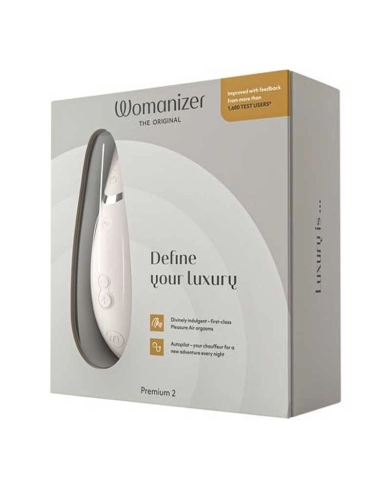 Womanizer Premium 2 (grau) - Klitoris & G Pink Stimulator