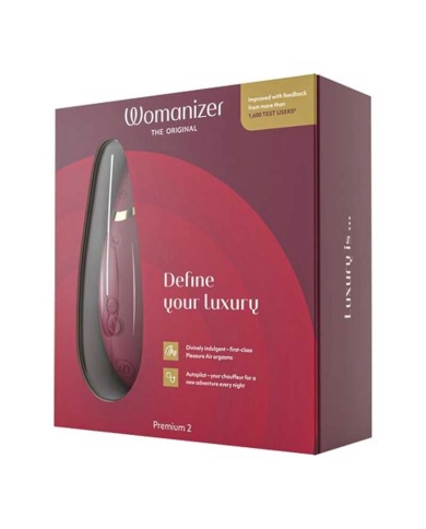 Womanizer Premium 2 (red) - Clitoral & G Spot Vibrator