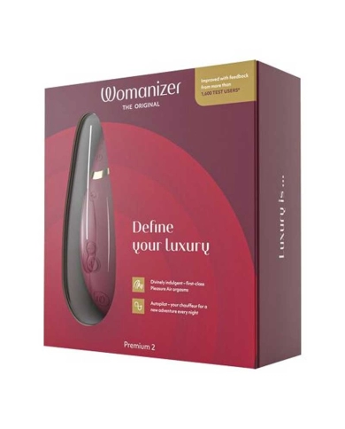 Womanizer Premium 2 (rot) - Klitoris & G Pink Stimulator