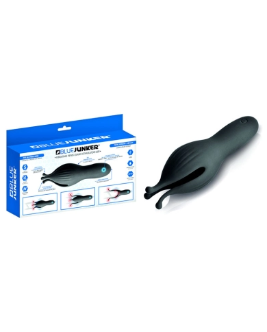 Blue Junker Masturbator - Vibrating Glans Stimulator