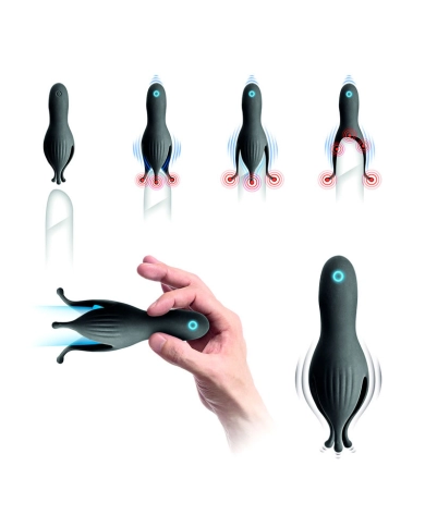 Blue Junker Masturbator - Vibrating Glans Stimulator