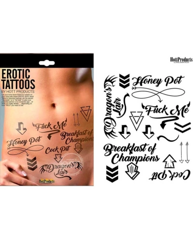 Temporary Tattoos - HottProducts Erotic Tattoos
