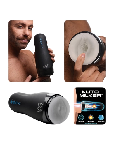 Vibrierender und wärmender Masturbator - LoveBotz Auto Milker