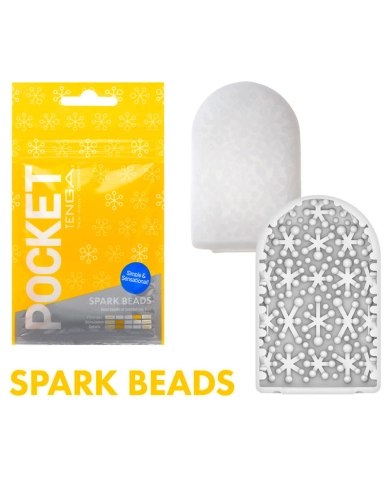 Masturbateur Tenga Pocket - Spark Beads