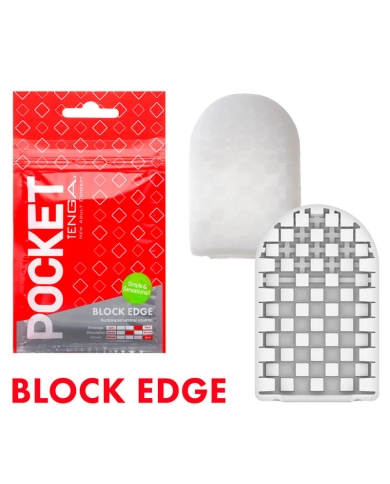 Tenga Masturbator Pocket - Block Edge