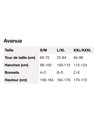 Babydoll & String Nadin (Bianco e nero) - Avanua