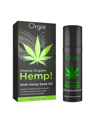 Orgie Intense Orgasm Hemp 15ml - Orgasmic Gel for couples