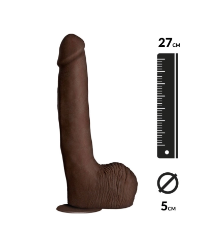 Gode ventouse réaliste XXL Rob Piper 27cm (brun) - Doc Johnson Gode ventouse réaliste XXL Rob Piper 27cm (brun) - Doc Johnson