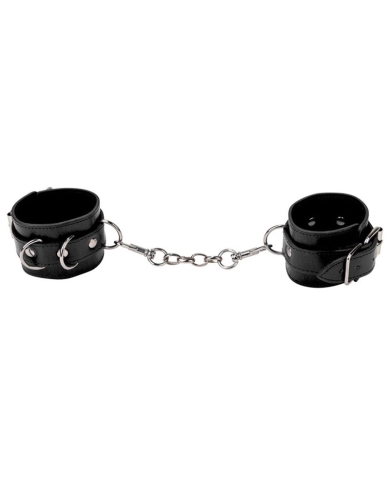 Manette in pelle imbottita nera - XXdreamSToys
