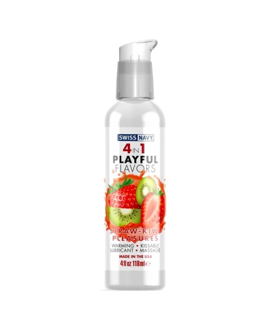 Erdbeere und Kiwi Wasserbasis Gleitmittel - Swiss Navy 118ml