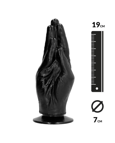 Giant dildo Fist hand - All Black
